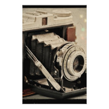 Magie vintage d'appareil-photo motifs pour papier à lettre