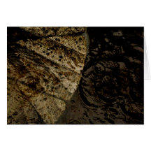 Magma de feuille de Blank_Autumn Carte