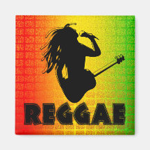 Magnet carré jamaïcain de Rasta Rastafarian de reg Magnets Pour Réfrigérateur
