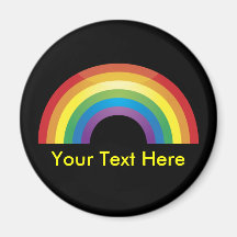 Magnet classique d'arc-en-ciel personnalisé par co magnets pour réfrigérateur