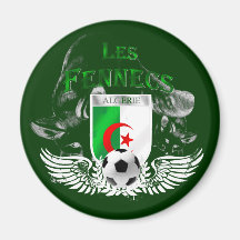 Magnet d'Algerie de drapeau de Les Fennecs Algérie Magnets