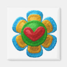 Magnet de casier de FLEUR de FEUTRE, réfrigérateur Aimant