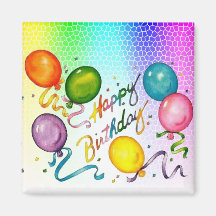 Magnet de fête d'anniversaire aimants pour réfrigérateur