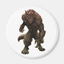 Magnet de réfrigérateur de loup-garou magnets pour réfrigérateur