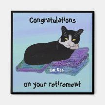 Magnet de retraite de petit somme de chat de smoki aimants
