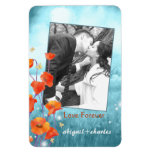 Magnet floral de cadeau de mariage de nouveaux mar
