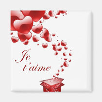 Magnet Je t'aime magnets