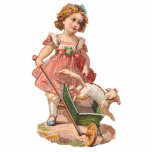 MAGNET SPÉCIAL "PETITE FILLE AVEC LE CHIEN" VICTOR PHOTO EN RELIEF
