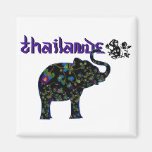 Magnet thailande 2 aimant pour réfrigérateur