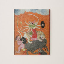 "Mahishasuramardini", du 'Devimahatmya du mA Puzzle Avec Photo