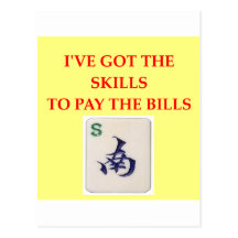 MAHJONG CARTES POSTALES