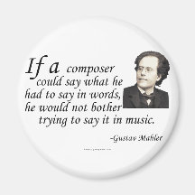 Mahler sur la composition aimants pour réfrigérateur