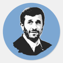 Mahmoud Ahmadinejad Adhésif Rond
