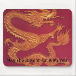 Mail de chance de dragon tapis de souris