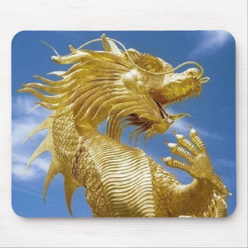 Mail de chance de dragon tapis de souris