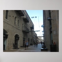 Mail Jérusalem de Mamilla Affiche