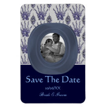 Main de henné (bleue) (faites gagner la date) magnet souple