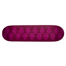 Main de henné de Hamsa (rose) Planches À Roulettes Customisées