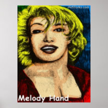 Main de mélodie affiches
