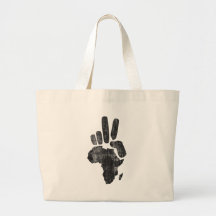 main de paix du Darfour Afrique Sac En Toile