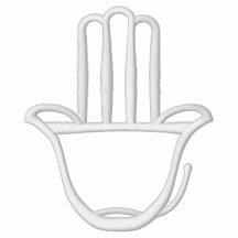Main de polo brodé de Miriam (Hamsa)
