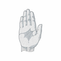 Main polos brodés