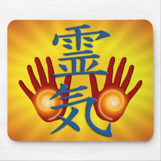 Mains de Reiki Tapis De Souris