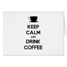 Maintenez café calme et de boissons carte