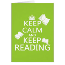 Maintenez calme et continuez la lecture carte