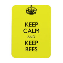 Maintenez calme et gardez l'aimant d'abeilles magnets souples