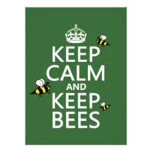 Maintenez calme et gardez les abeilles - toutes le invitations