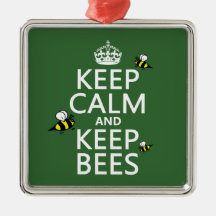 Maintenez calme et gardez les abeilles - toutes le décorations pour sapins de noël