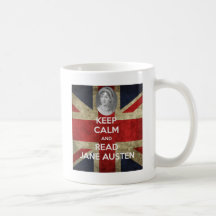 Maintenez calme et lisez Jane Austen Mugs À Café