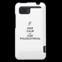 Maintenez calme et séjour Philoslothical coques case-mate