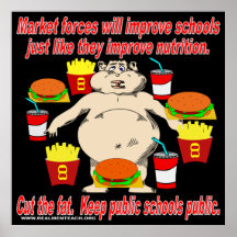 Maintenez les écoles d'Etat publiques Poster