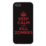 Maintenez les zombis calmes et de mise à mort (noi iPhone 5 case