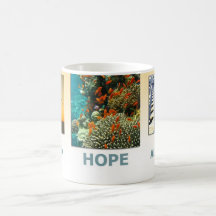 Maintenez l'espoir vivant mugs à café