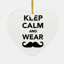 Maintenez moustache calme et d'usage ornement