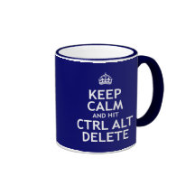 Maintenez suppression calme et du coup CTRL alt Mug