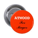Maire Button de Margaret Atwood Pin's Avec Agrafe