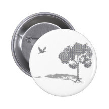 Maison bienvenue badges avec agrafe