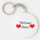 Maison bienvenue porte-clef