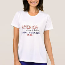 Maison de l'Amérique de l'équipe courageuse six Os T-shirts