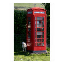 Maison de téléphone carte postale