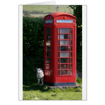 Maison de téléphone cartes de vœux