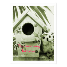 Maison douce à la maison (invitation de pendaison  cartes postales