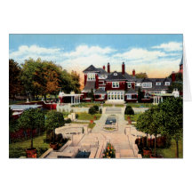 Maison familiale de Columbus Indiana Irwin et jard Carte De Vœux