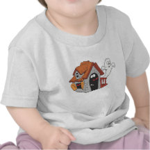 Maison infestée par fantôme t-shirts