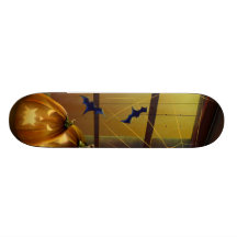 Maison pour Halloween - Plateaux De Skateboards Customisés