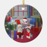 Maison pour les vacances ornements de noël
